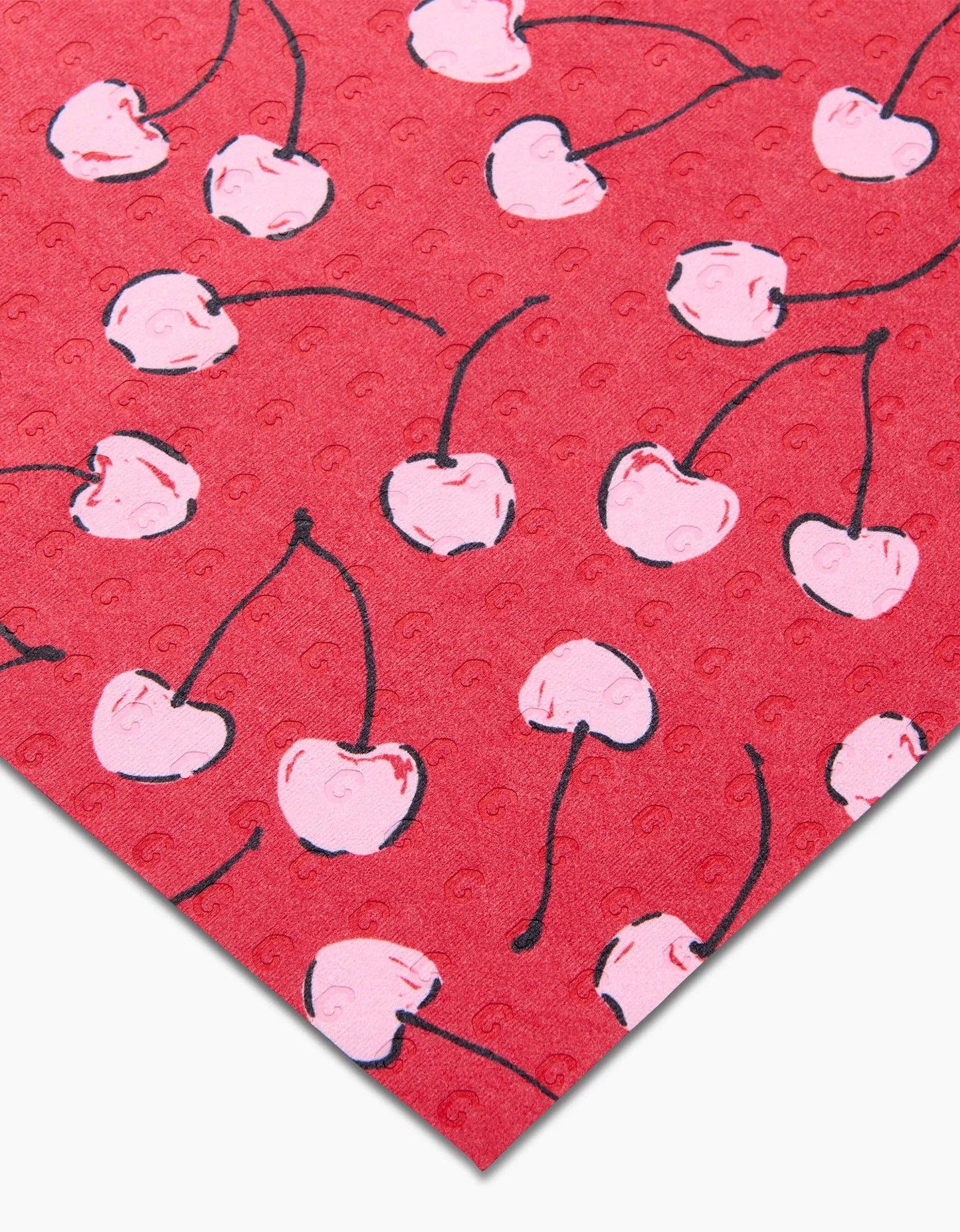 Valentines Fruit Cherry Not Paper Towel Set | Geometry