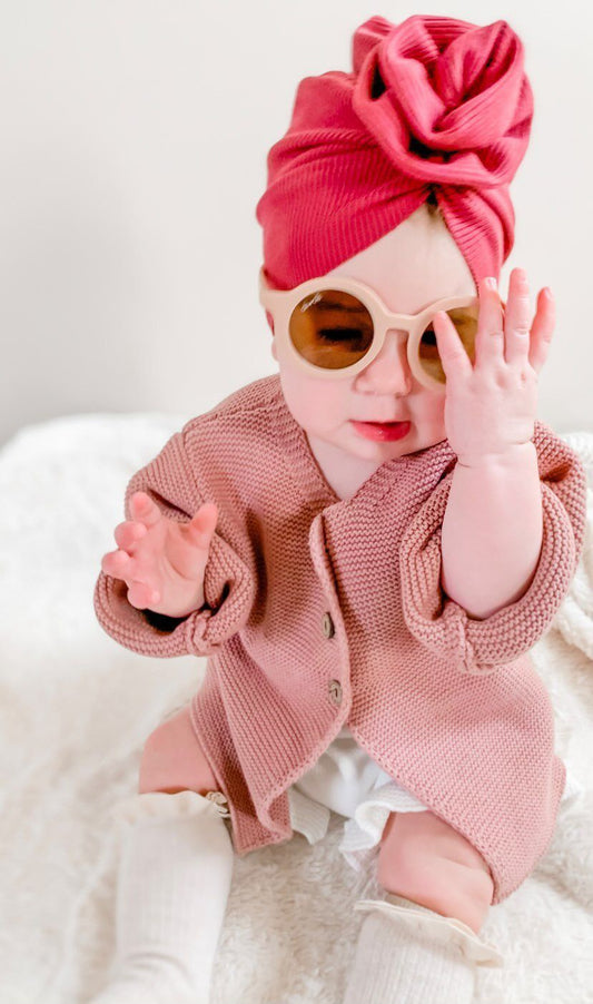 Blush Cardigan | Elephant Mom