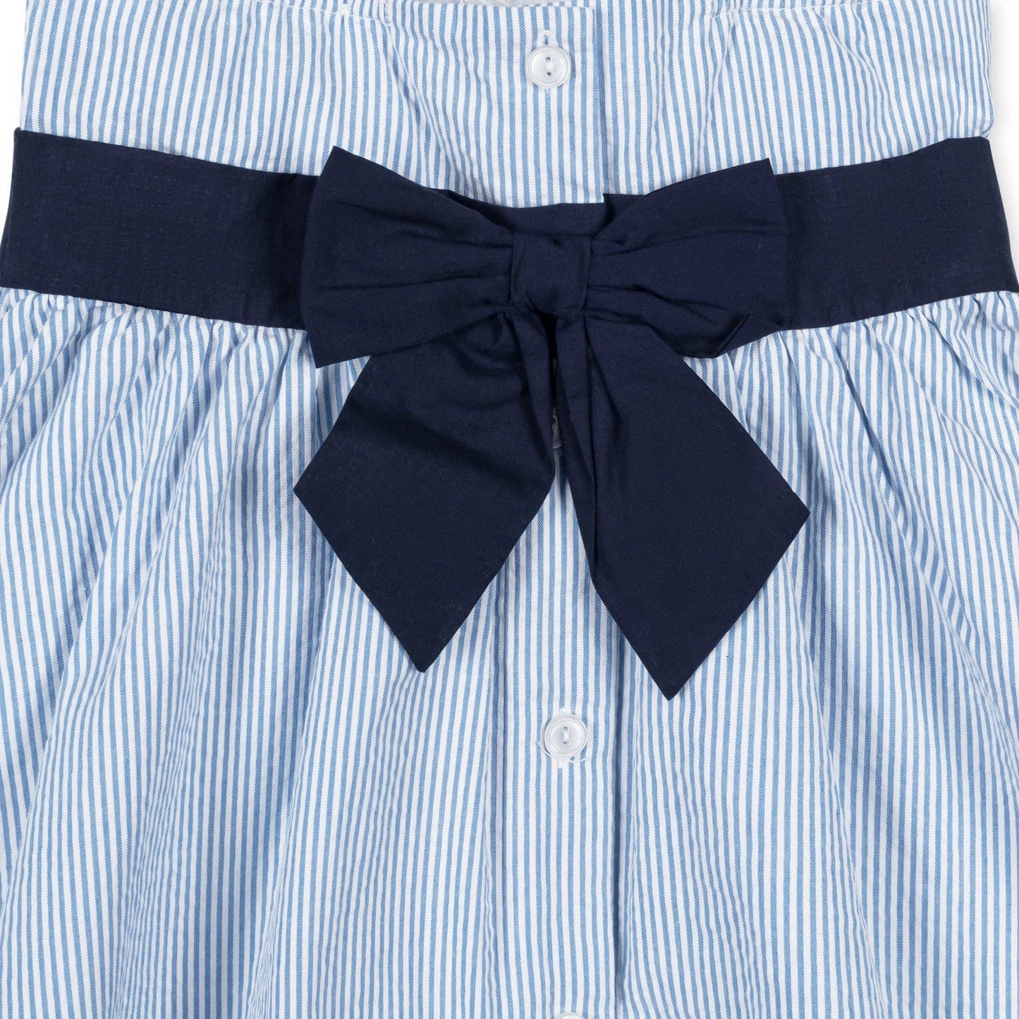 Blue Seersucker Organic Sundress | Hope and Henry