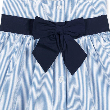 Blue Seersucker Organic Sundress | Hope and Henry