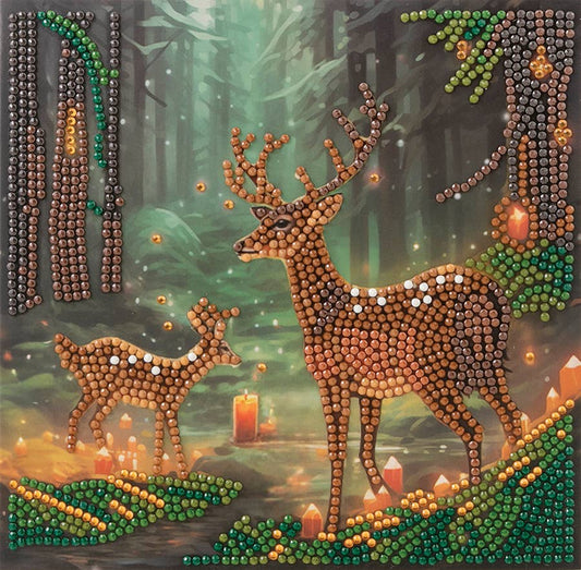 Crystal Art Card Kit: Enchanted Forest | Outset Games