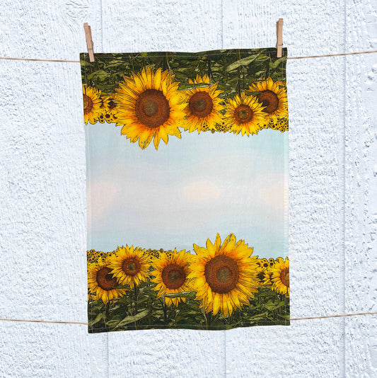 Sunflower Flour Sack Towel | Alphie and Ollie