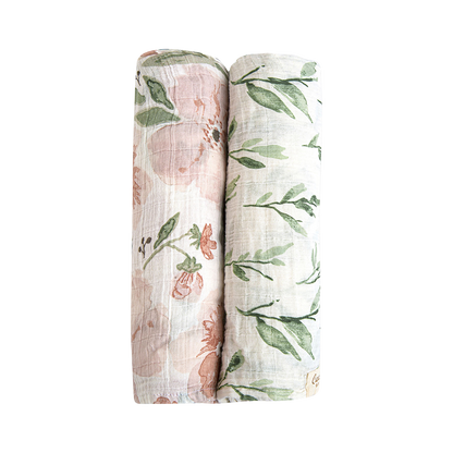 Parker 2-Pc. Swaddle Wraps | Crane Baby