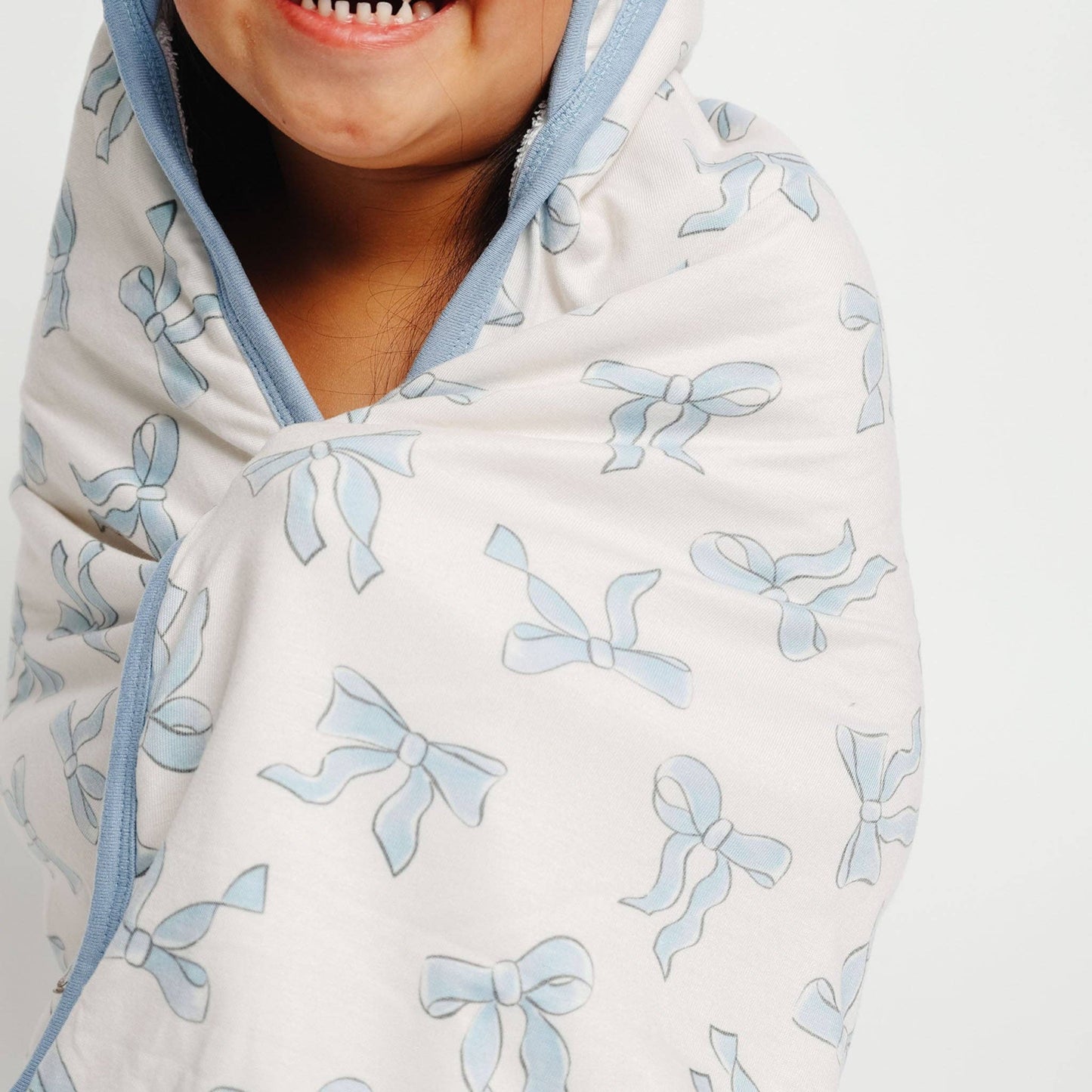 Daphne Premium Baby Knit Hooded Towel | Copper Pearl