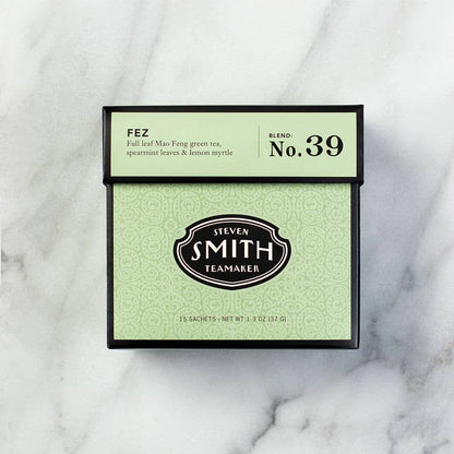 Fez - Moroccan Mint Green Tea (15 Sachets) | Smith Tea