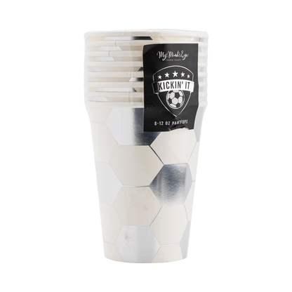 Soccer Paper Cups | My Mind's Eye
