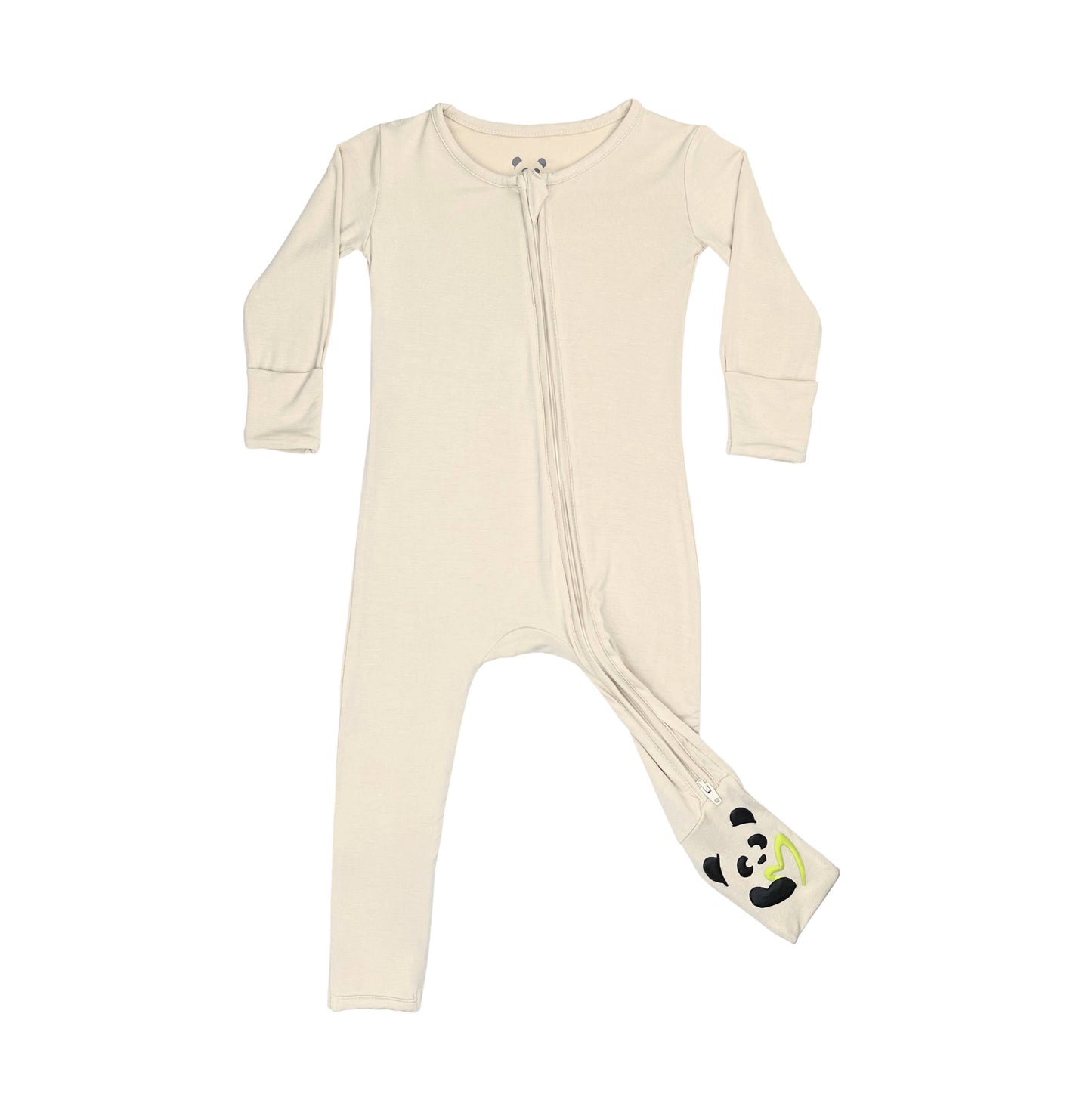 Oat Bamboo Convertible Romper | Bellabu Bear