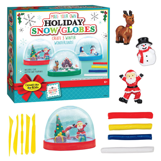 Make Your Own Holiday Snow Globes Craft Kit | Faber-Castell