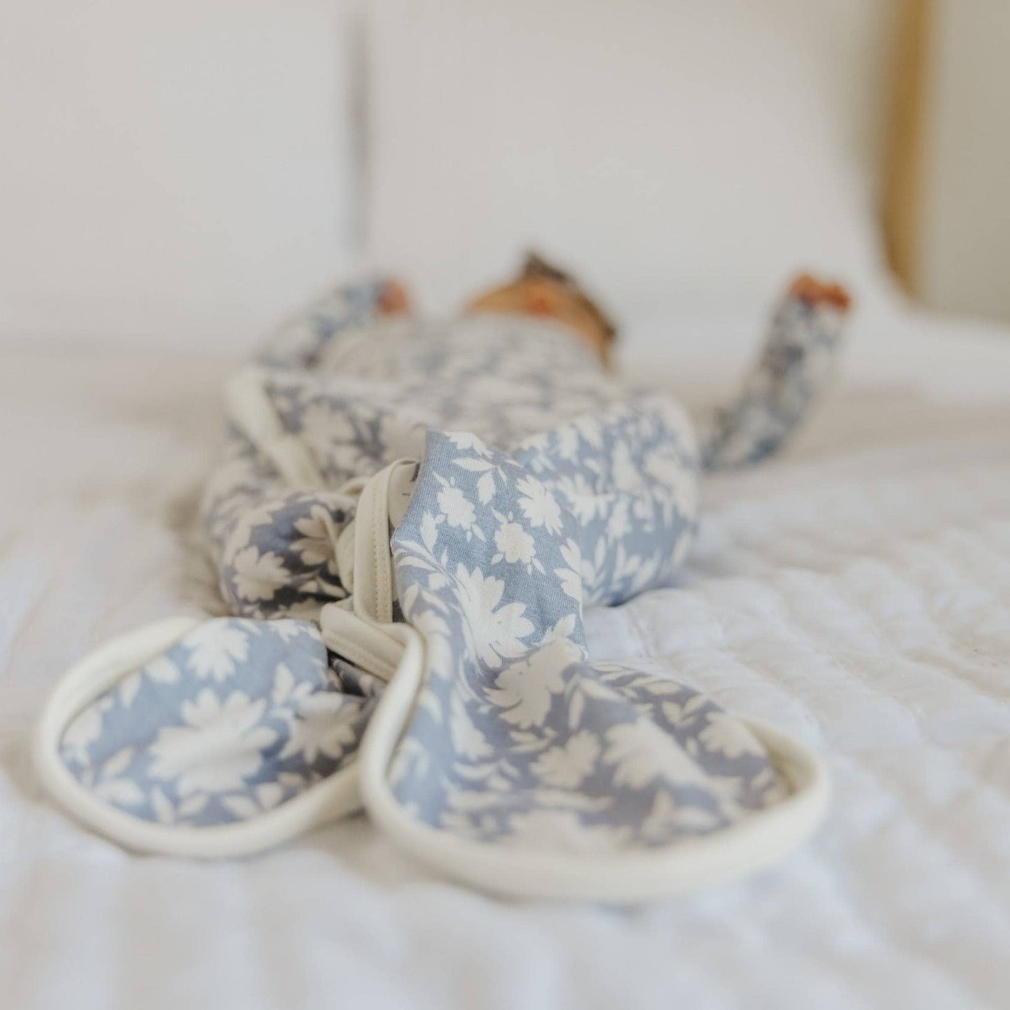 Lacie Newborn Knotted Gown | Copper Pearl