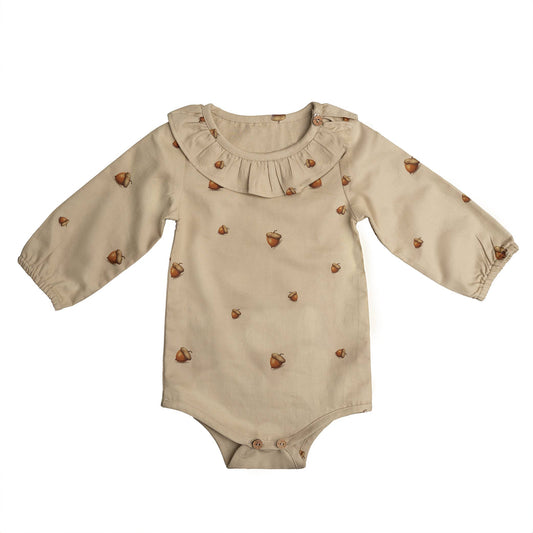 Ruffle Acorn Bodysuit | Hanevild