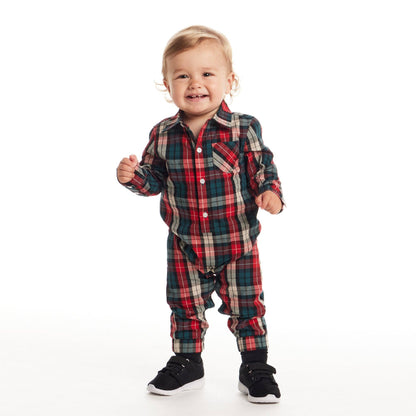 Infant Plaid Shirtall | Andy & Evan