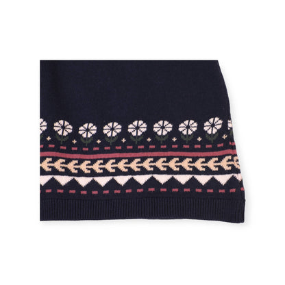 Fair Isle Organic Sweater Dress | Viverano Organics