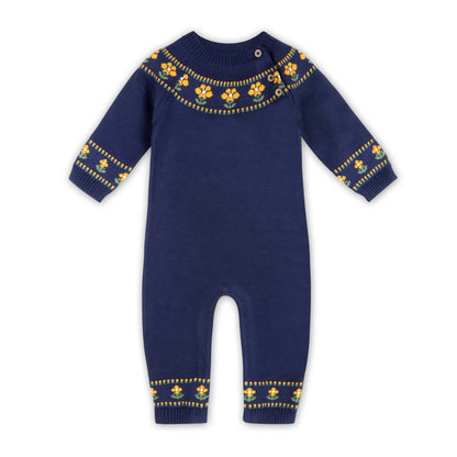 Floral Fair Isle Jumpsuit | Viverano Organics