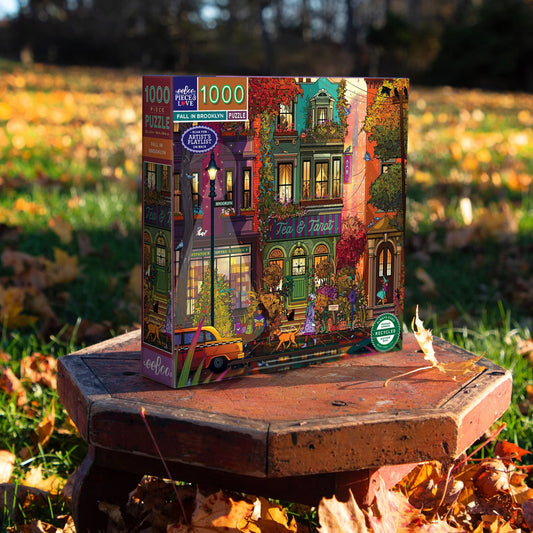 Fall in Brooklyn Puzzle (1000 Piece) | Eeboo