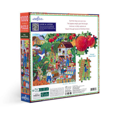 Fall Apple Picking Puzzle (1000 Piece) | Eeboo