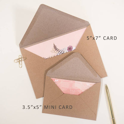 Mini Sunshine Greeting Card | Papaya