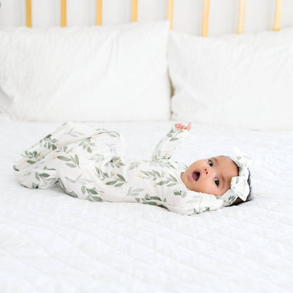 Fern Newborn Knotted Gown | Copper Pearl