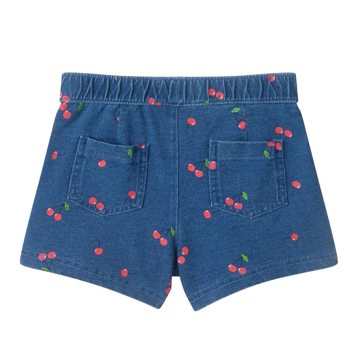Blue Cherry Knit Denim Short | Andy & Evan