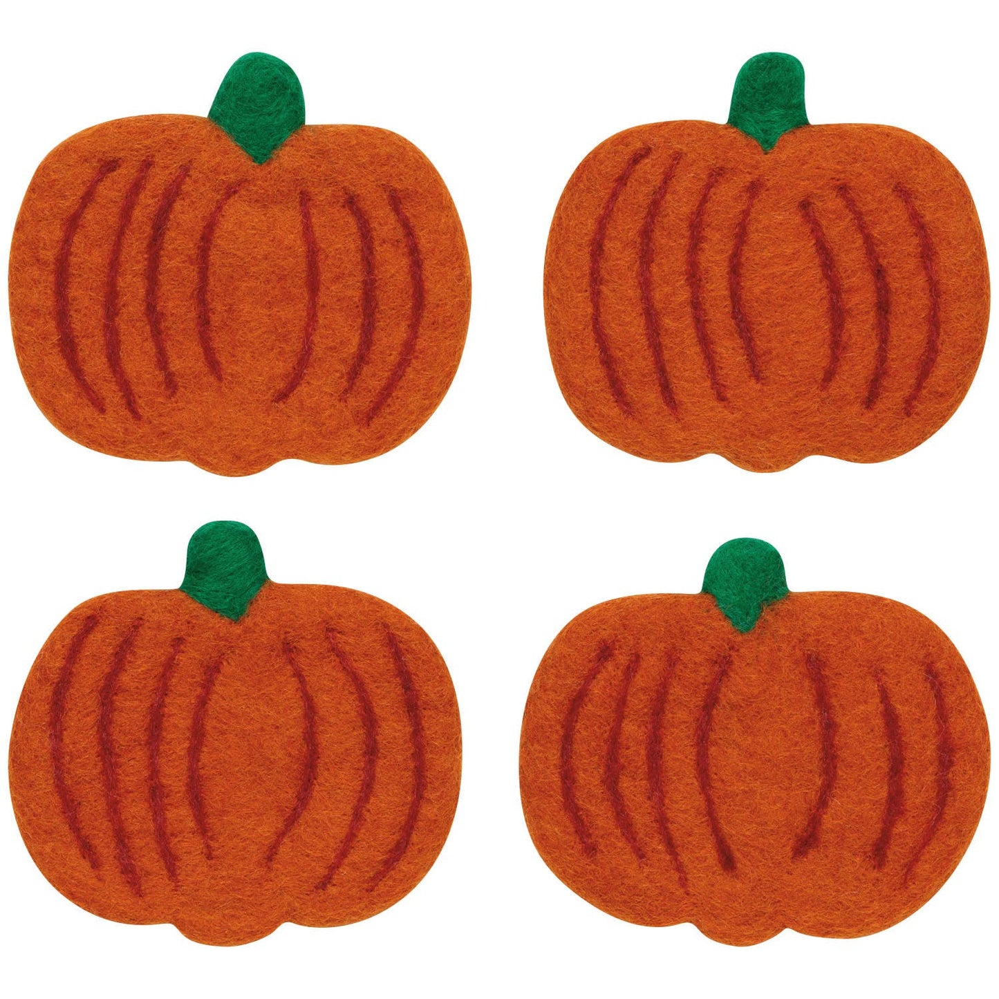 Hallows' Eve Halloween Felt Wool Coaster Set | Danica