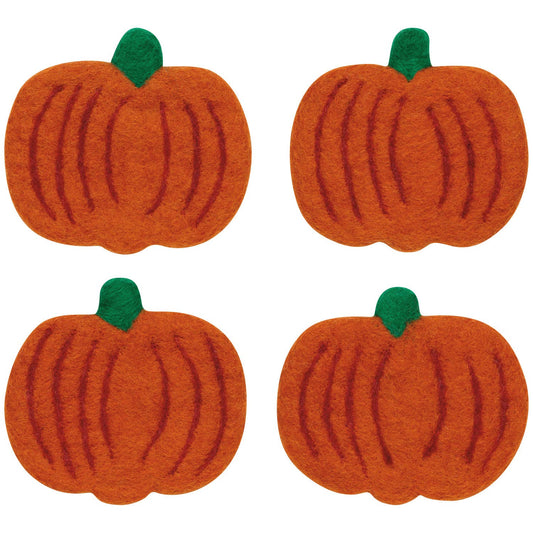 Hallows' Eve Halloween Felt Wool Coaster Set | Danica