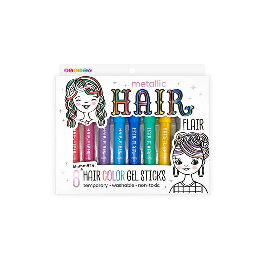 Hair Flair Metallic Color Gel Stick Set | Snifty