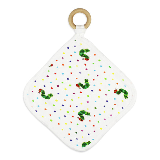 Lovey with Removable Teething Ring in Caterpillar | L'ovedbaby