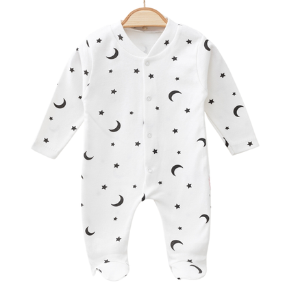 Sky Patterned Footed Jumpsuit | Himmelberg Baby