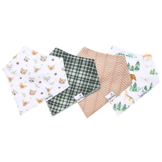 Wilder Bandana Bibs - Set of 4 | Copper Pearl
