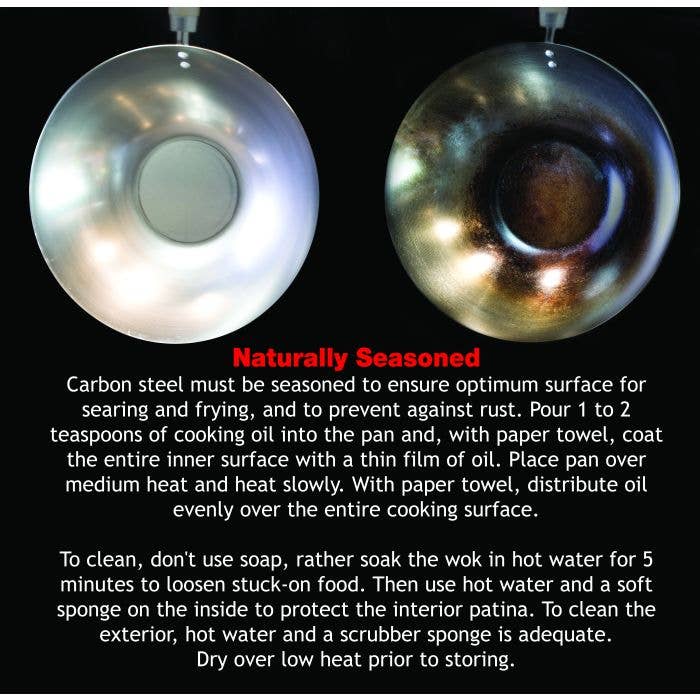 Helen's Asian Kitchen Carbon Steel Wok | HIC Kitchen