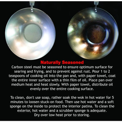 Helen's Asian Kitchen Carbon Steel Wok | HIC Kitchen