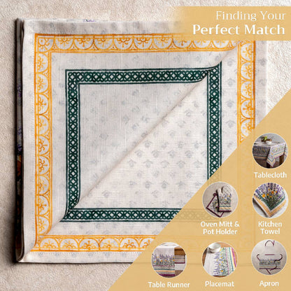 Fanny Lavender Cloth Napkins - Set Of 4 | Maison d'Hermine