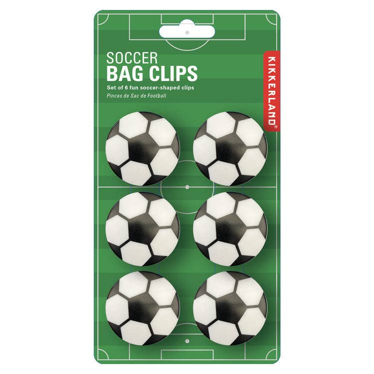 Soccer Bag Clips | Kikkerland Designs