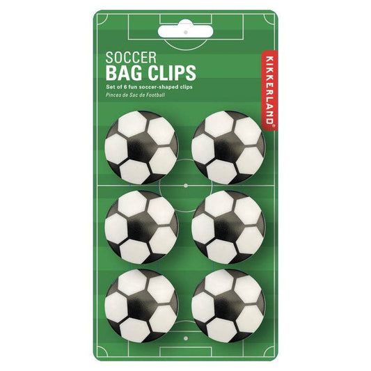 Soccer Bag Clips | Kikkerland Designs