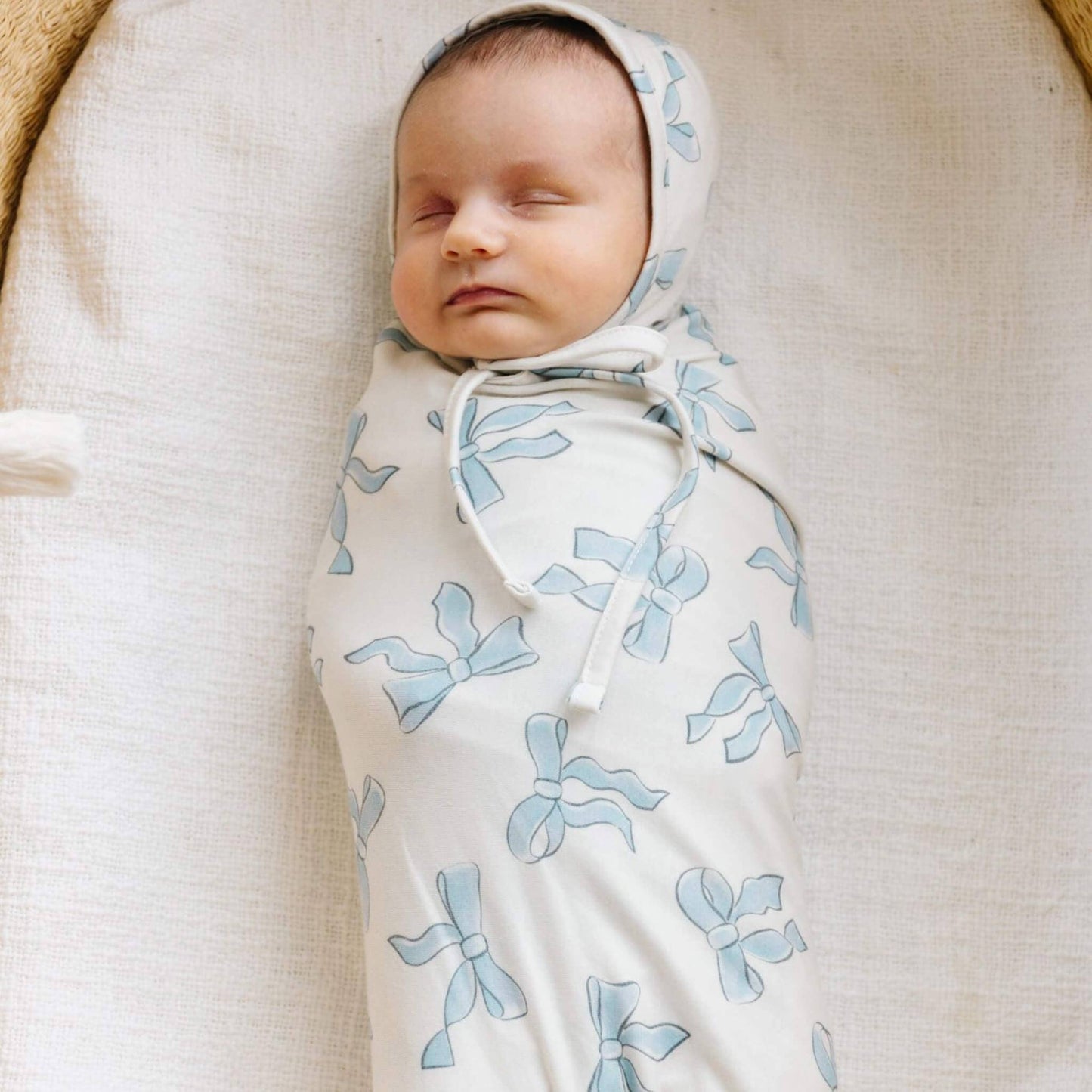 Daphne Knit Swaddle Blanket | Copper Pearl