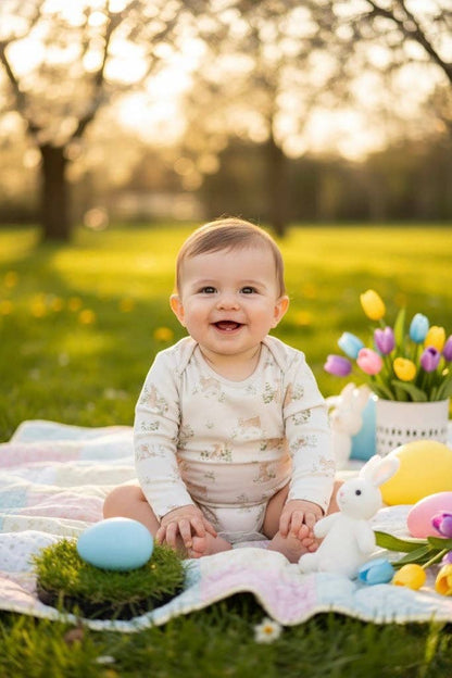Bunny Long Sleeve Bodysuit | Honey and Hive