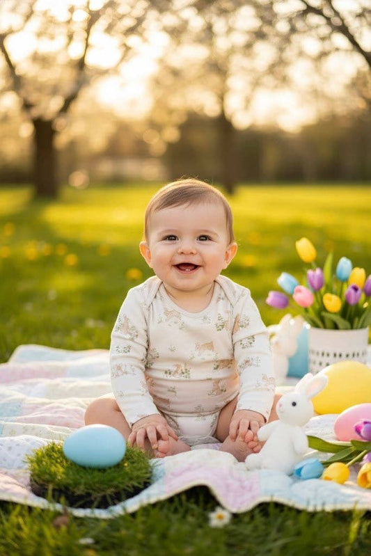 Bunny Long Sleeve Bodysuit | Honey and Hive