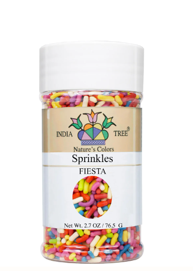 Nature's Colors Fiesta Mix Sprinkles | India Tree