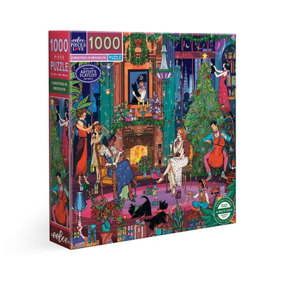 Christmas in Brooklyn Puzzle (1000pc) | Eeboo