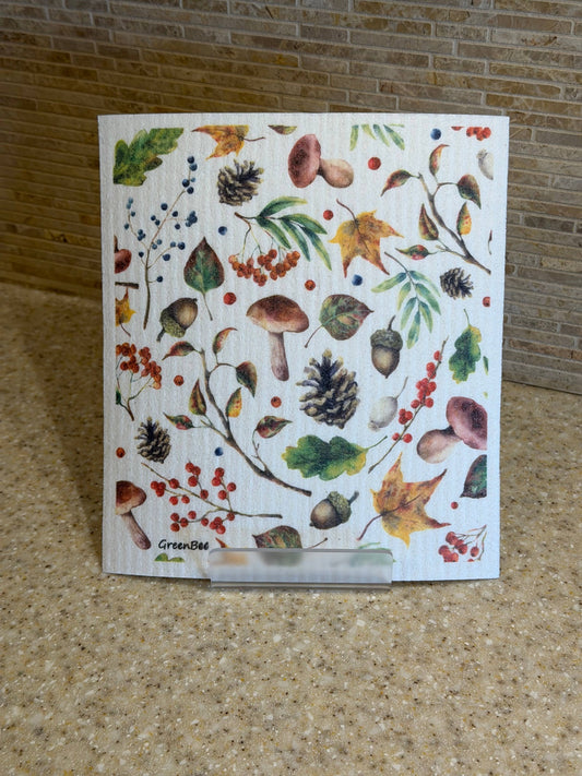 Forest Floor Swedish Dishcloth | Green Bee Towels