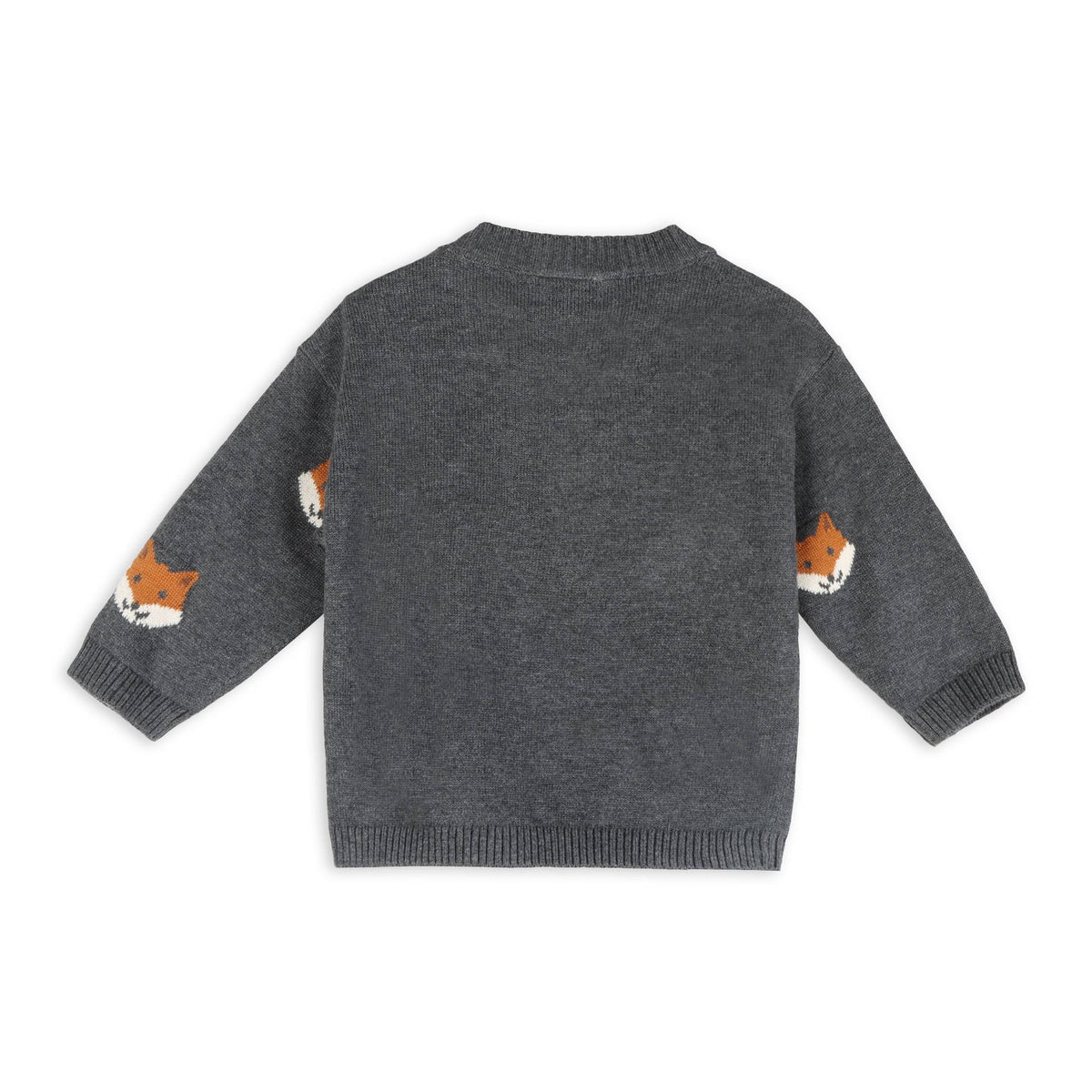 Fox Jacquard Pullover | Viverano Organics
