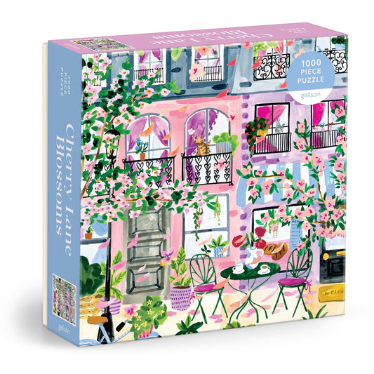 Cherry Lane Blossoms 1000 pc Puzzle | Galison