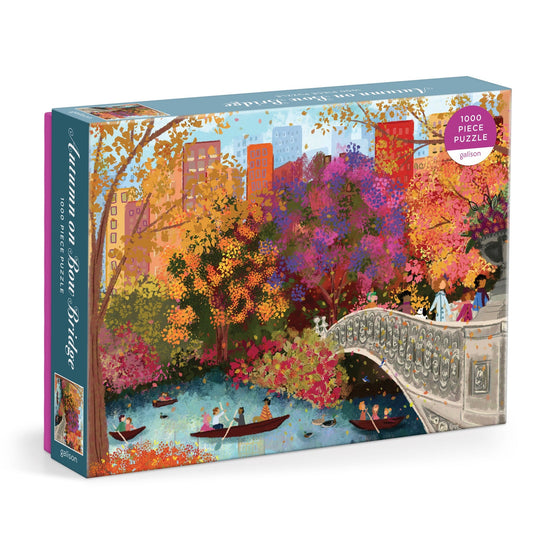 Joy Laforme Autumn on Bow Bridge Puzzle (1000 Piece) | Galison