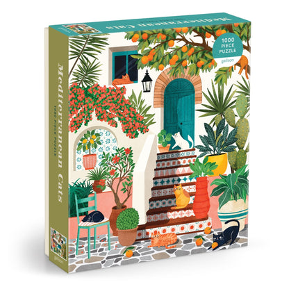 Mediterranean Cats 1000 pc Puzzle | Galison