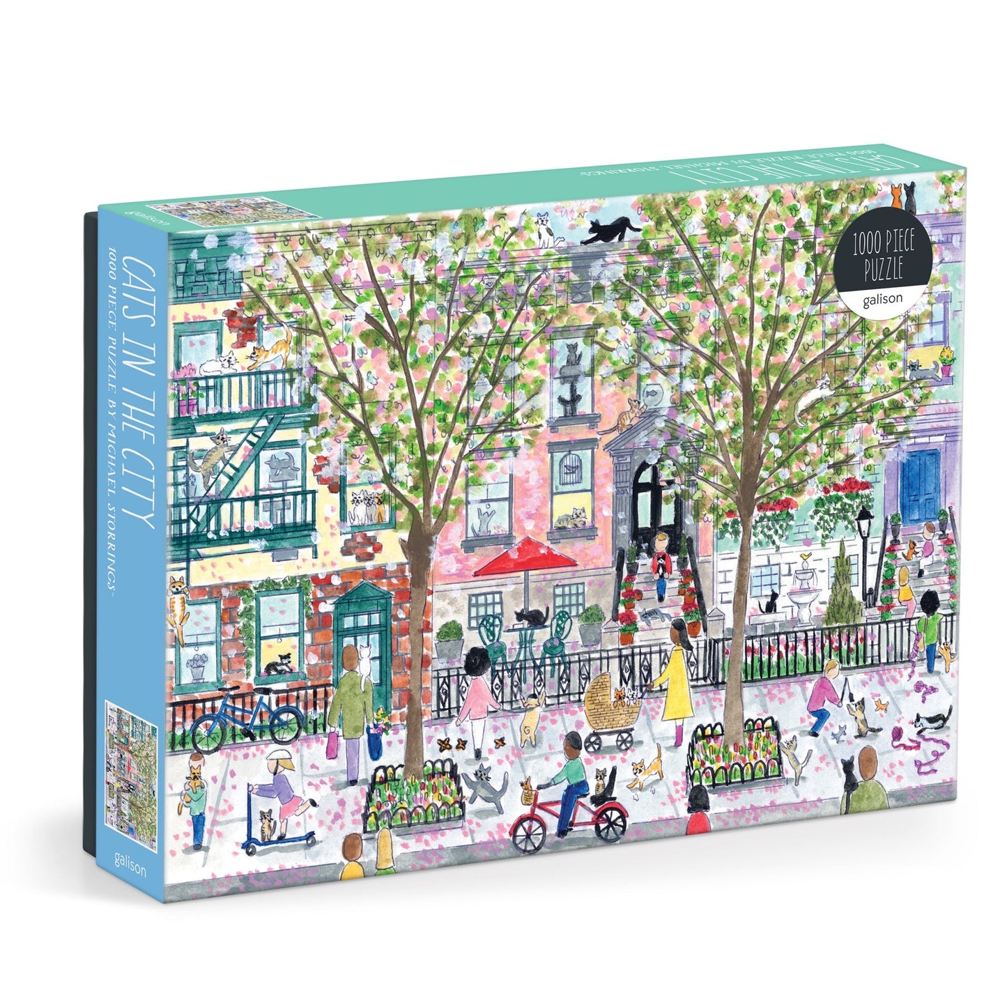 Cats in the City 1000 pc Puzzle | Michael Storrings