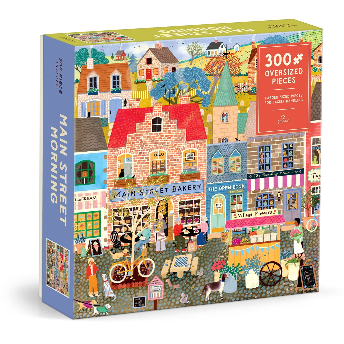 Main Street Morning Puzzle (300 Piece) | Galison