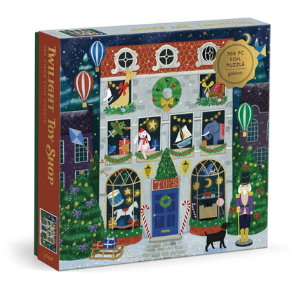 Twilight Toy Shop Foil Puzzle (500 Piece) | Galison