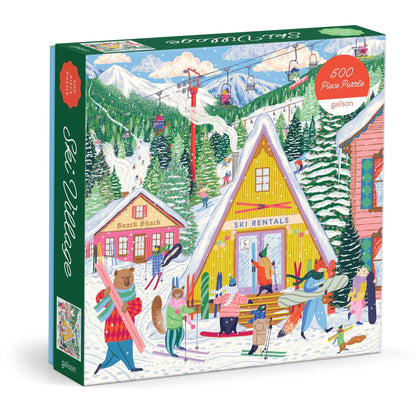 Ski Village Puzzle (500 Piece) | Galison