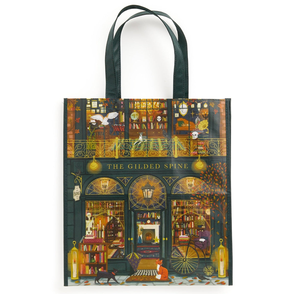 Gilded Spine Reusable Shopping Bag | Galison