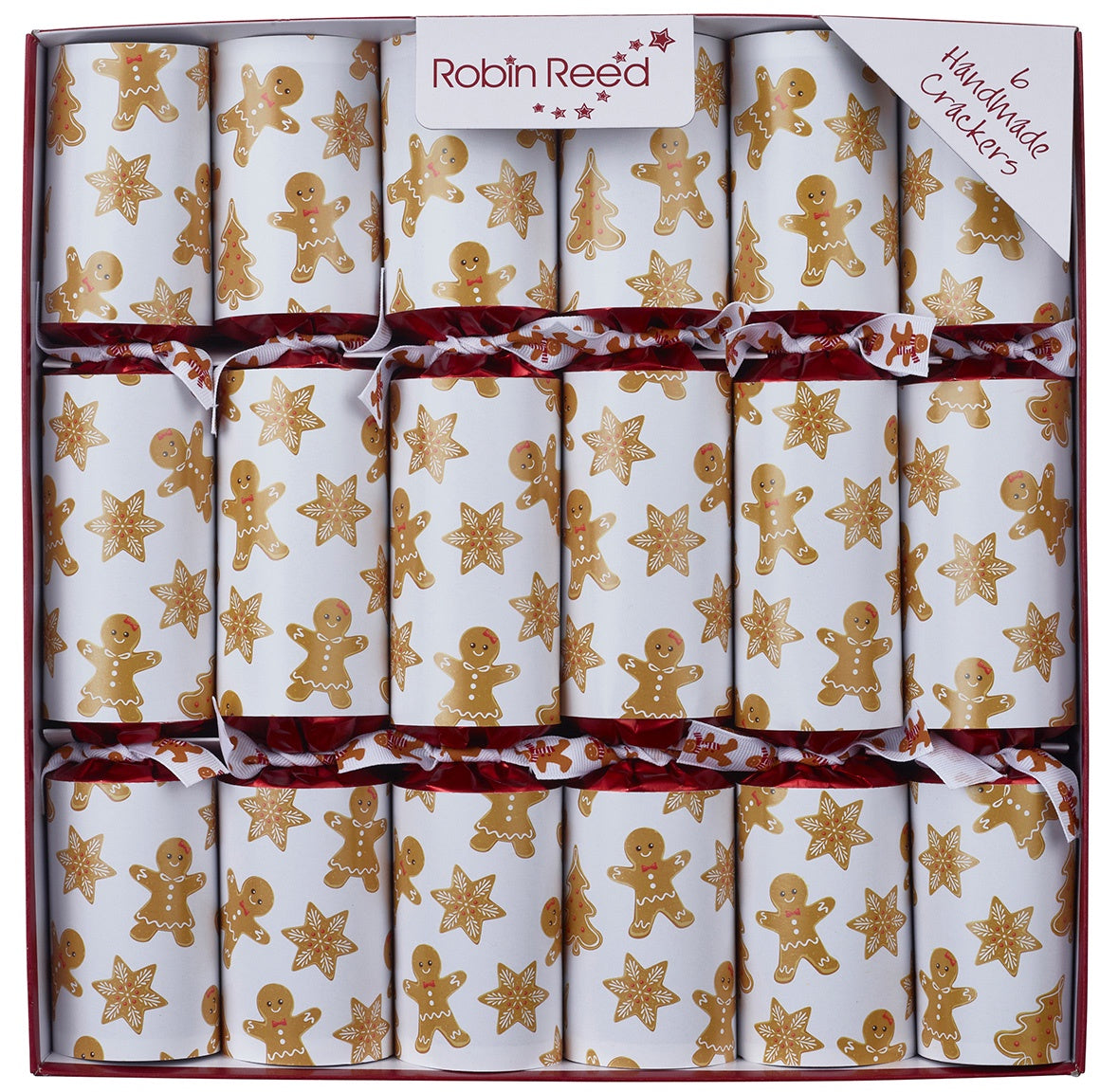 Gingerbread Charm Christmas Crackers | Robin Reed