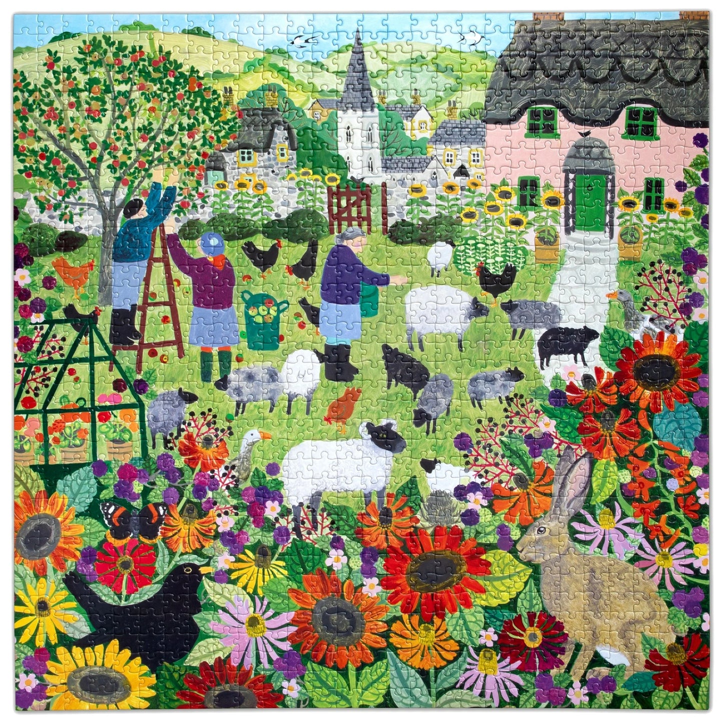 Village Orchards Puzzle (1000 Piece) | Eeboo
